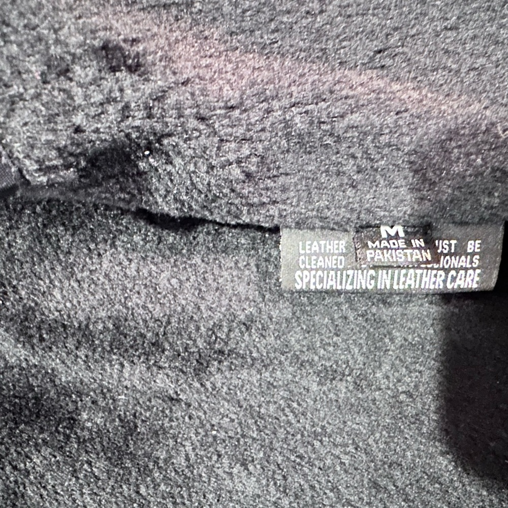 Motorcycle Jacket Size Medium Leather - image 4